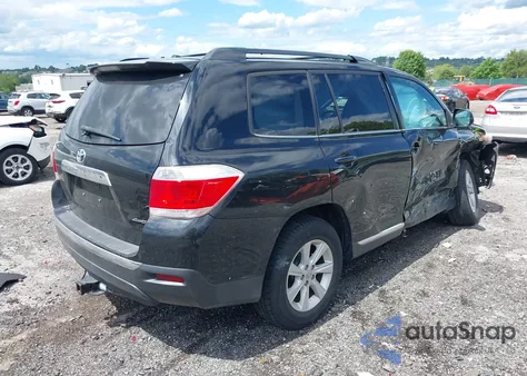 2013 Toyota Highlander Se V6 from USA, damaged, VIN 5TDBK3EH1DS270828